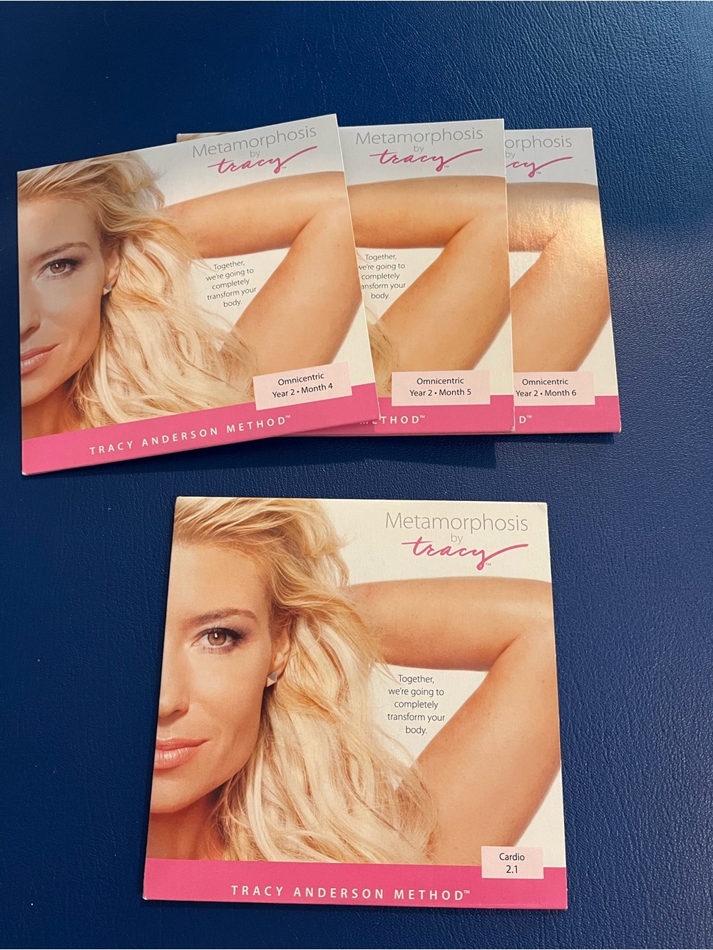 Tracy Anderson Metamorphosis workout Dvd set of 4 Year 2 - Great!